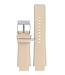 WatchBand Diesel DZ1048 cream leather strap 18mm original beige