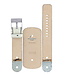 Montre Bracelet Diesel DZ2054 Manchette Blanc Bracelet Cuir Véritable 22mm Original