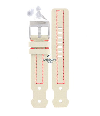 Diesel Diesel DZ-2114 correa de reloj crema cuero 22 mm