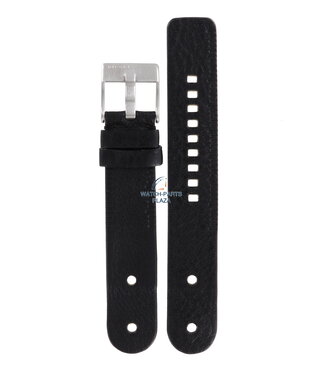 Diesel Diesel DZ-1001 watch band black leather 20 mm