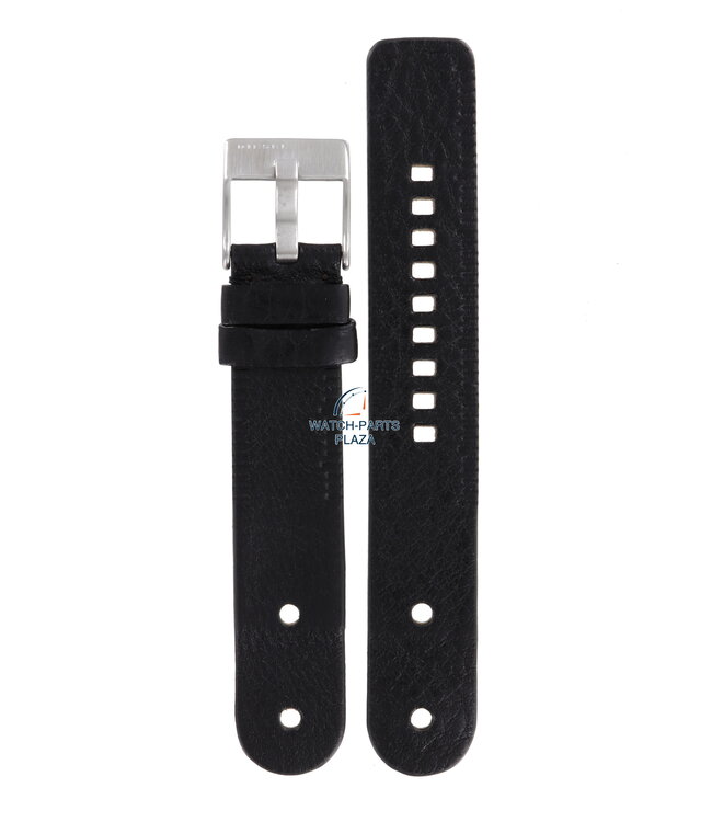 Watch Band Diesel DZ1001 / DZ1002 black leather strap 20mm original strap