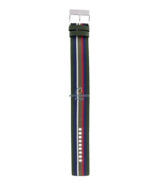 Diesel Diesel DZ-2057 watch band green canvas / leather 27 mm