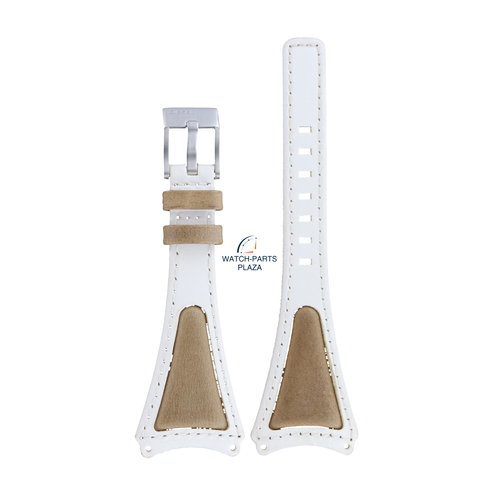 Diesel Diesel DZ-3027 horlogeband wit leer 22 mm Diesel Diesel DZ-3027 horlogeband wit leer 22 mm