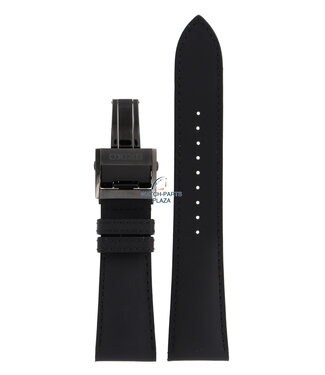 Seiko Seiko L01D011M9 bracelet de montre en cuir noir 6R21 00F0 - SAEC013J / SPB023 24mm