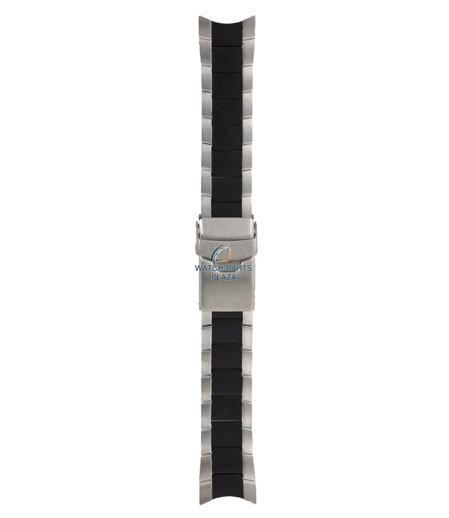 Seiko 5 Gun Metal SKZ265K1 steel bracelet 22mm 7S36-03G0 watch band 300T1 ZC Atlas Compass