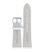 Emporio Armani Carmelo AR0287 correa de reloj de cuero blanco 24mm AR-0287 correa genuina