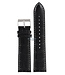 Lorus VD57-X015 correa de reloj de cuero genuino negro 22mm RM371AX9