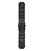 Bracelet de montre en acier inoxydable noir Diesel DZ1082 Bracelet DZ-1082 de 18mm