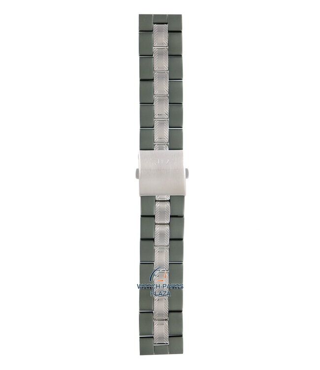 Diesel DZ1064 pulseira de relógio de aço inoxidável verde 24mm pulseira DZ-1064