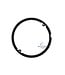 Seiko 6R15 & 7S36 plastic spacer dial holding ring for Sumo SBDC001, SBDC005, SBDC033 & SKX-models