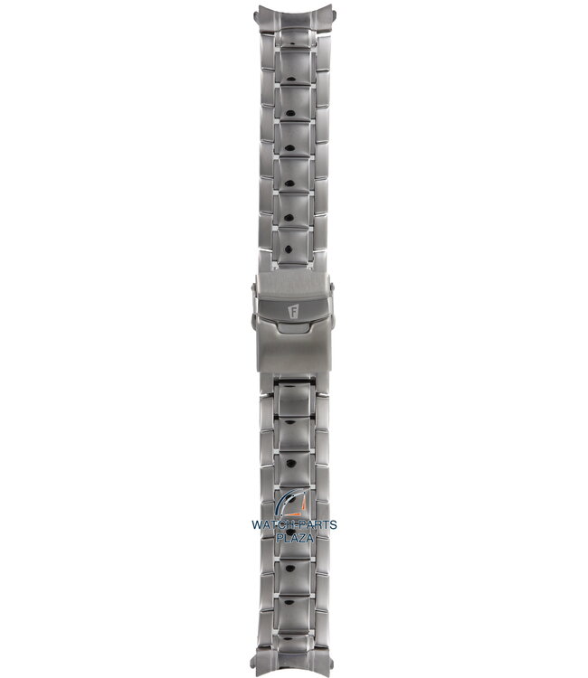 Festina BA03286 Bracelet de montre F16635, F16636 acier inoxydable gris 21 mm - Set / Schalke 04