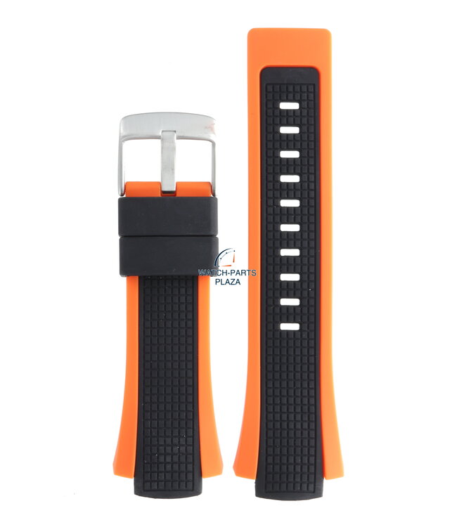 Festina BC05138 Watch band F6727, F6738, F6739 rubber / silicone orange 17 mm -