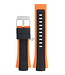 Festina BC05138 Bracelet de montre F6727, F6738, F6739 caoutchouc / silicone orange 17 mm -