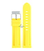 Festina BC07433 Watch band F16574, F16574/1 rubber / silicone yellow 24 mm - Giro d'Italia / Chrono Bike