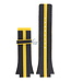 Festina BC04531 Watch band F16184, F16184/5 rubber & leather yellow 18 mm - Nine Collection