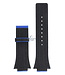 Festina BC04533 Correa de reloj F16184 caucho y cuero azul 18 mm - Nine Collection