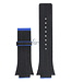 Festina BC04533 Watch band F16184 rubber & leather blue 18 mm - Nine Collection