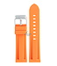 Festina BC07434 Watch band F16574 orange rubber / silicone 24 mm - Chronograph