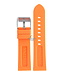 Festina BC07434 Watch band F16574 orange rubber / silicone 24 mm - Chronograph