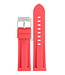 Festina BC07630 Watch band F16574/5 red rubber / silicone 24 mm - Chronograph