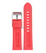 Festina BC07630 Watch band F16574/5 red rubber / silicone 24 mm - Chronograph