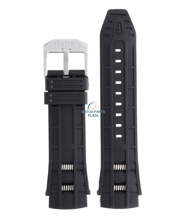 Festina BC06955 Watch band F16528 black rubber / silicone 25 mm - Chrono Bike
