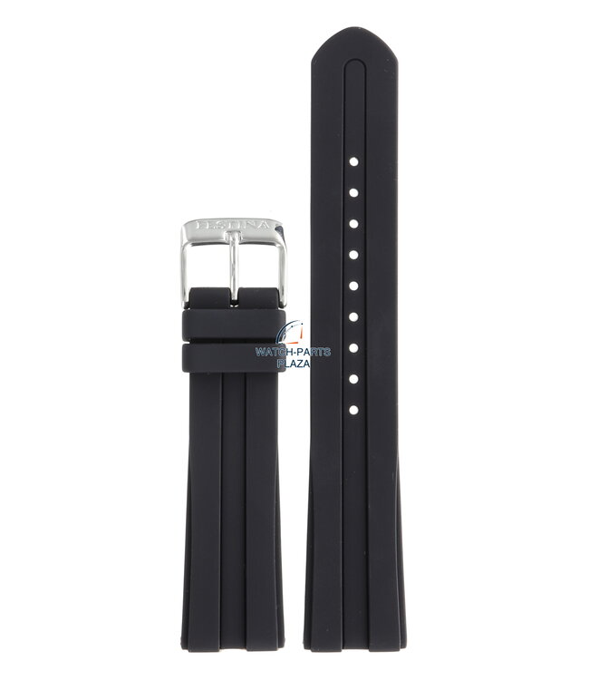 Festina BC08215 Watch band F16635, F16636 black rubber / silicone 21 mm - Set