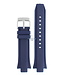 Festina BC08238 Watch band F16667/1, F16667/T blue rubber / silicone 13 mm - Chronograph