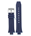 Festina BC08238 Watch band F16667/1, F16667/T blue rubber / silicone 13 mm - Chronograph