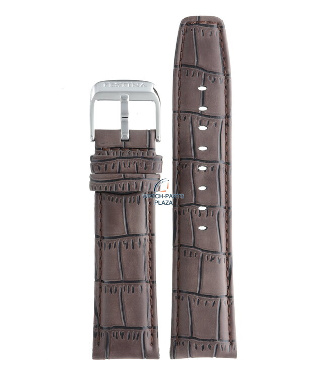 Festina BC07598 Watch band F16573 brown leather 23 mm - Classic / Retrograde