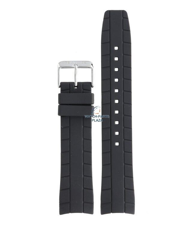 Festina BC07926 Watch band F6816 black rubber / silicone 22 mm -