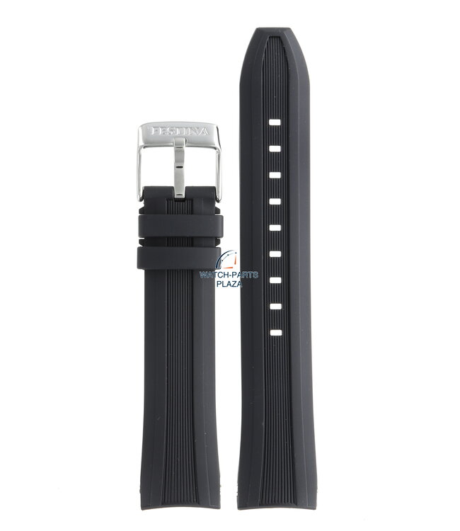 Festina BC08951 Watch band F16829 black rubber / silicone 21 mm - Multifunction