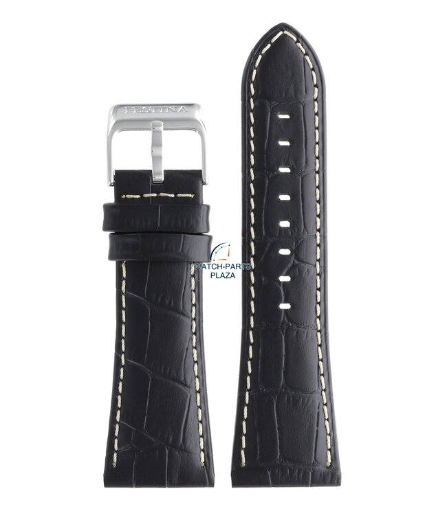 Festina BC05464 Watch band F16235 black leather 28 mm - Multifunction