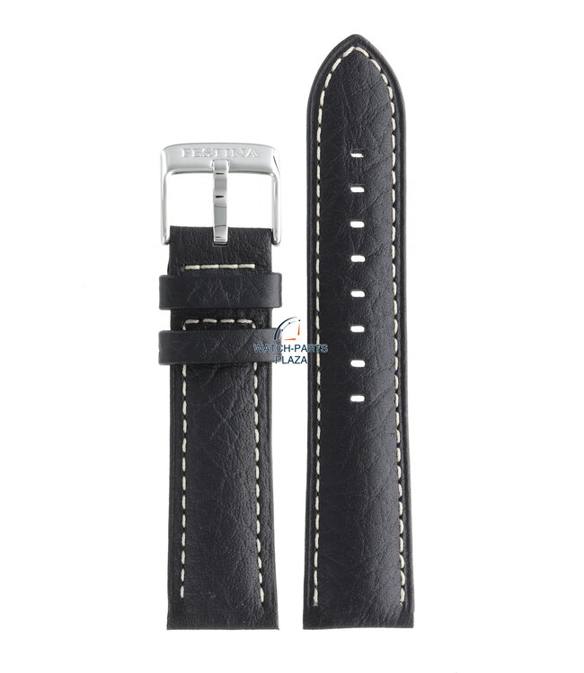 Festina BC06758 Watch band F16471 black leather 22 mm -