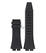 Jaguar BC06612 Watch band J637, J640, J642 black rubber / silicone 20 mm -