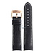 Jaguar BC06343 Uhrenarmband J631 schwarz leder 24 mm - Dual Time