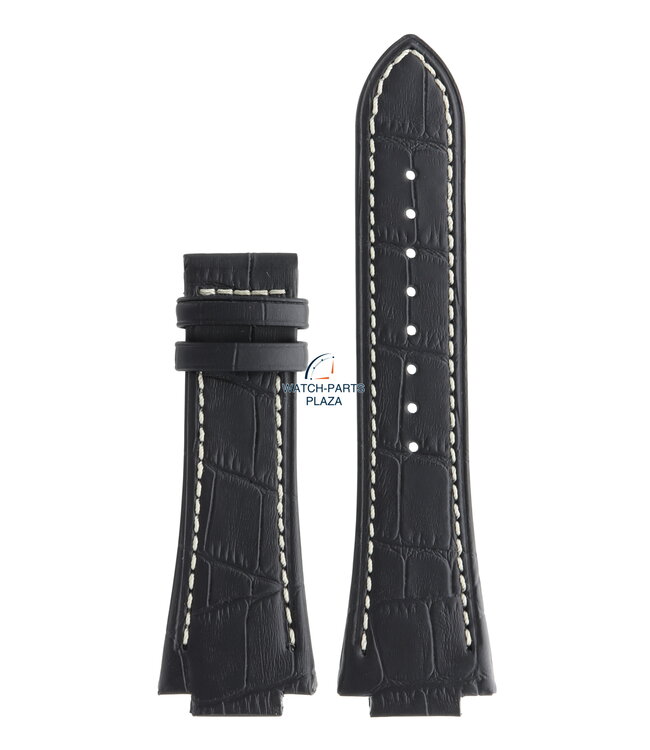 Jaguar BC06036 Watch band J620, J625 black leather 16 mm -