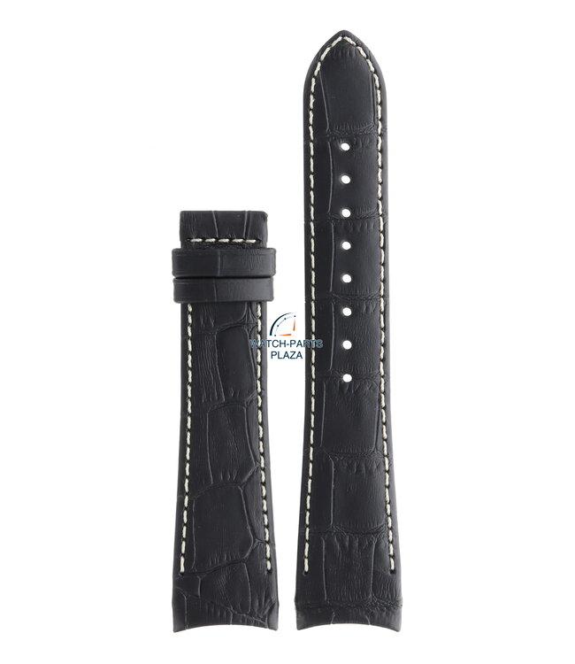 Jaguar BC05335 Watch band J615, J616, J617 black leather 22 mm - Chrono Sport