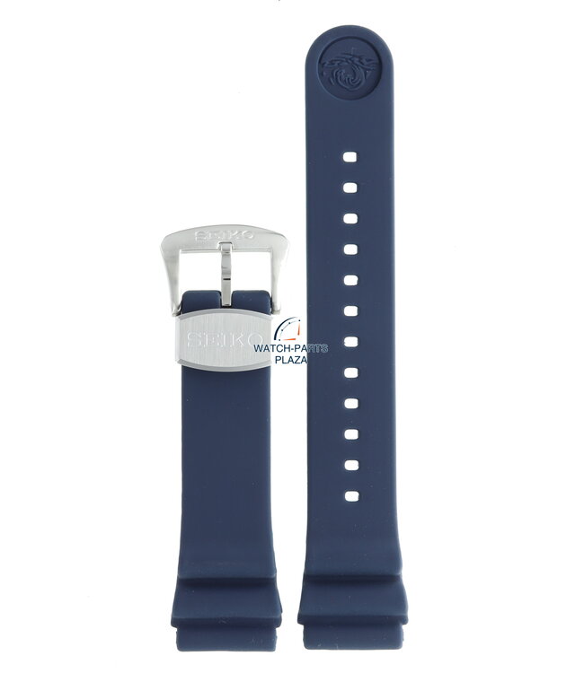 Seiko R02F013J0 Bracelet de montre SBDY023 & SRPC95 & SRPD15 bleu foncé caoutchouc / silicone 22 mm - Prospex Turtle
