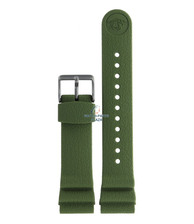 Seiko R040012N0 Watch band SNE535J1 & SNE535P1 green rubber / silicone 22 mm - Prospex Solar