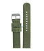 Seiko 4KC9JZ Horlogeband SND321 - 7T92 & 7T94 Groen Canvas 20 mm - Military