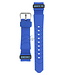 Seiko BPZ66J Bracelet de montre SGH047 - 7N33 6A30 bleu caoutchouc / silicone 18 mm - Sports 150