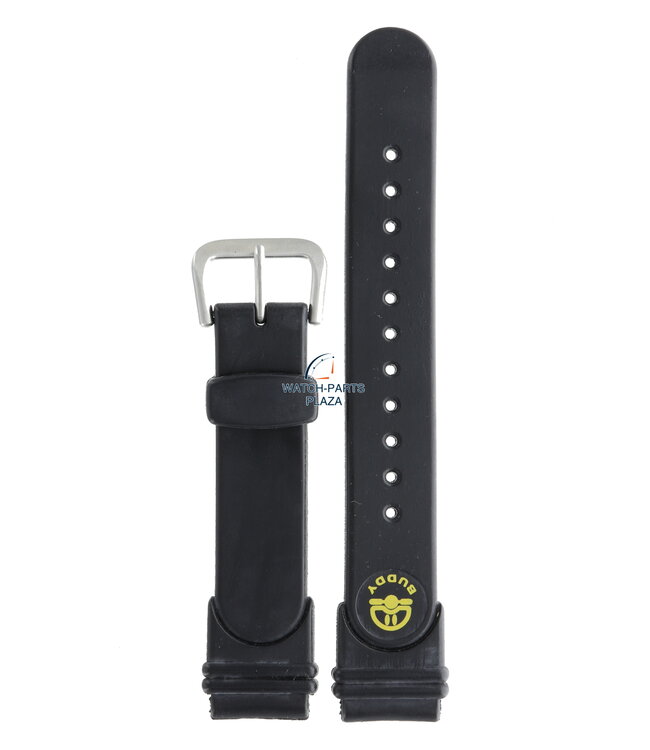 Seiko GL63A Watch band SBBM007 - 5H25 6A10 Diver Scuba black rubber / silicone 19 mm - Scuba Diver