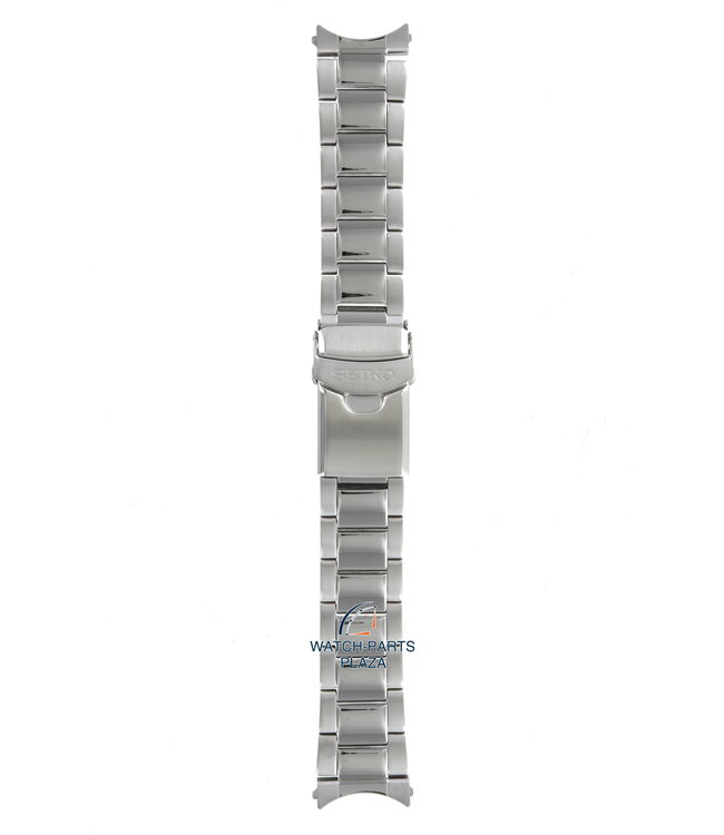 Seiko 3398JB Watch band SNZF03, SNZF05 - 7S36 02V0 grey stainless steel 22 mm - 5 Sports