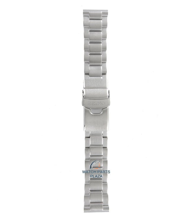 Seiko M0FPC37J0 Watch band SNE497 - V157 0CX0 grey stainless steel 22 mm - Prospex Solar