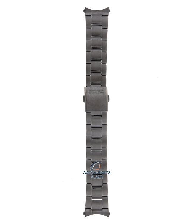 Seiko M0EA421N0-L Cinturino dell'orologio SSB141 - 6T63 & 8T68 nero acciaio inossidabile 20 mm - Quartz Chronograph