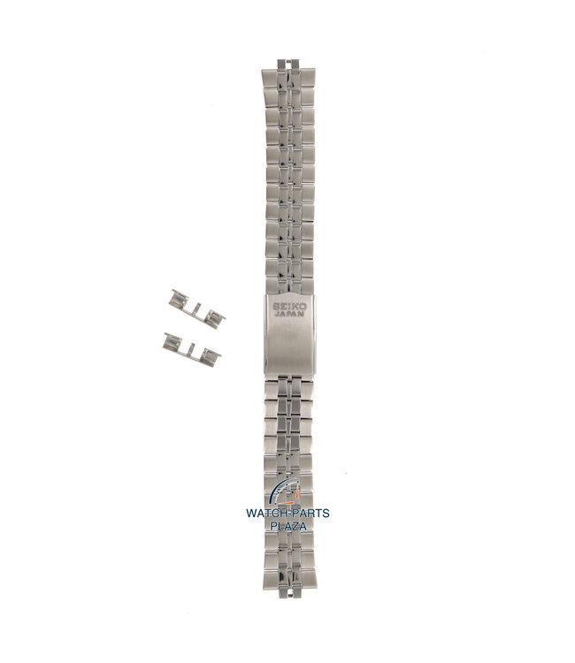 Seiko 4687AG Watch band 7S26 0070 / 0450 grey stainless steel 18 mm - 5