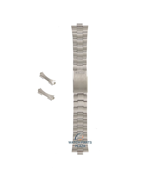 Seiko Z1268S Watch band 7009 4000 grey stainless steel 19 mm - 5