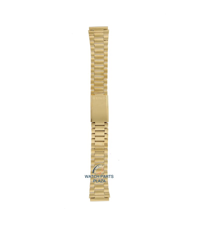 Seiko G1226G Watch band 7009, 7S26 & 6309 gold-plated stainless steel 18 mm - 5