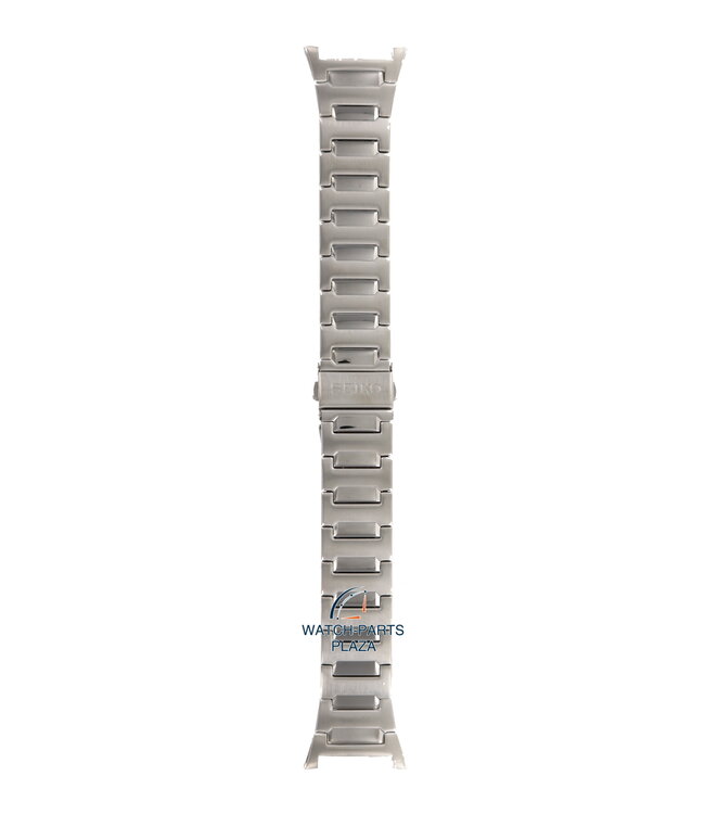 Seiko 35D4JG Watch band 7T92 0GV0 - SND667 grey stainless steel 19 mm - Sportura